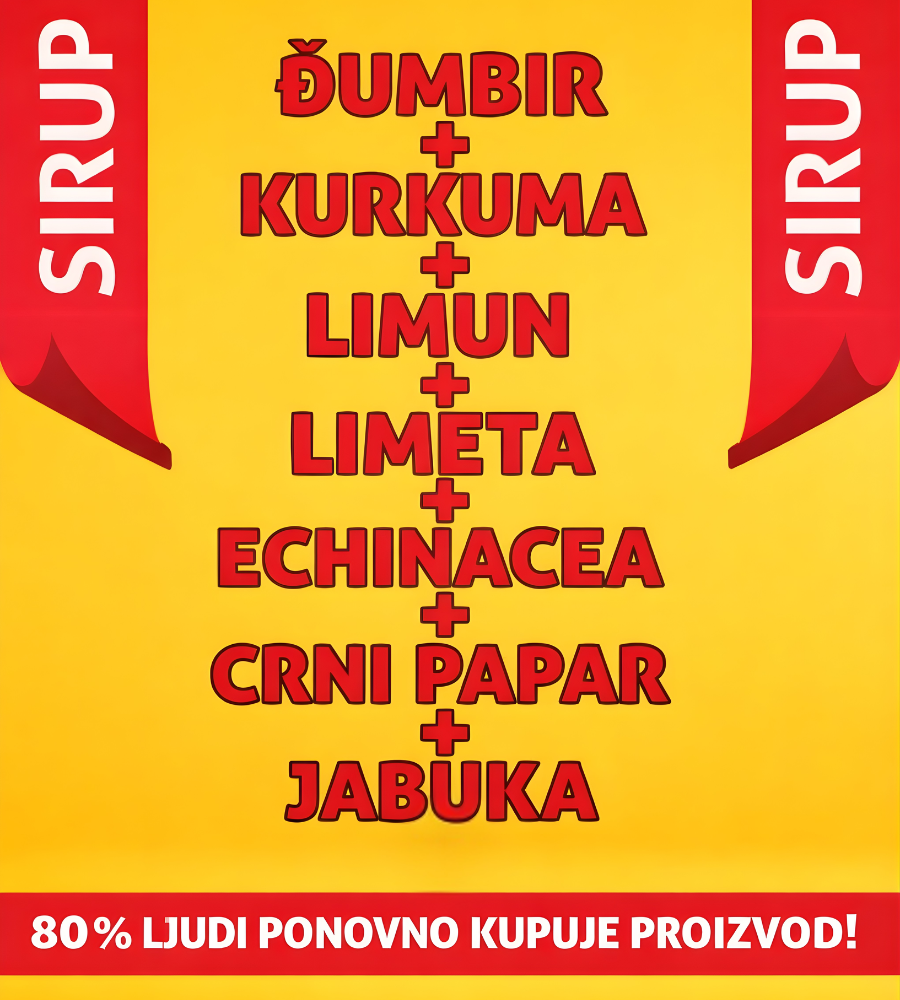 TOP 7 (đumbir, kurkuma, limun, limeta, američka ehinacea, crni papar, jabuka)