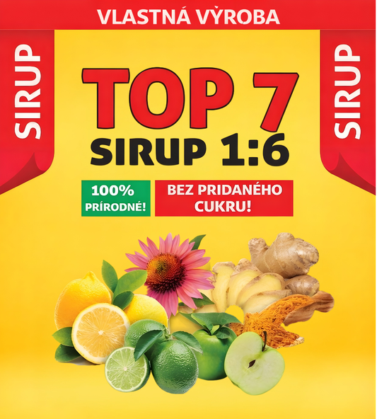 TOP 7 (zenzero, curcuma, limone, lime, echinacea, pepe nero, mela)