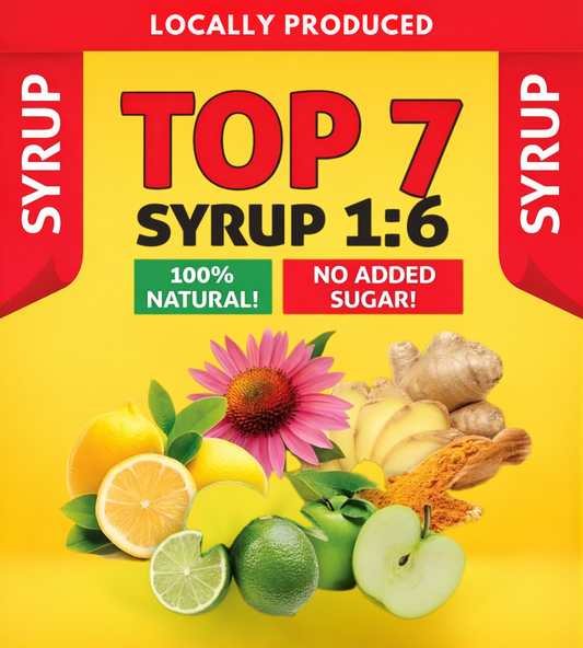 TOP 7 (zenzero, curcuma, limone, lime, echinacea, pepe nero, mela)