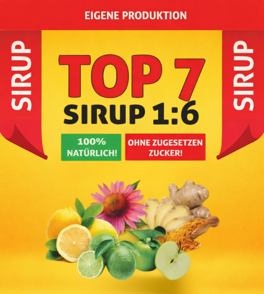 TOP 7 (zenzero, curcuma, limone, lime, echinacea, pepe nero, mela)