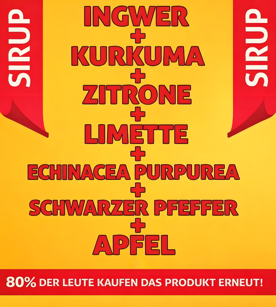 TOP 7 (Ingwer, Kurkuma, Zitrone, Limette, amerikanische Echinacea, schwarzer Pfeffer, Apfel)