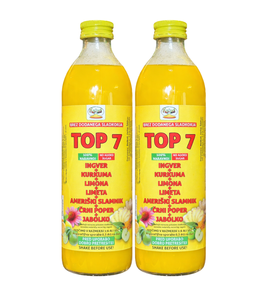 TOP 7 – 100 % naravni sirup
