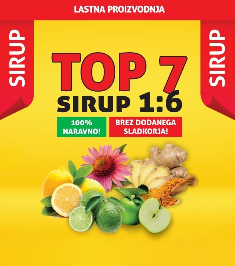TOP 7 (Ingwer, Kurkuma, Zitrone, Limette, Sonnenhut, Schwarzer Pfeffer, Apfel)